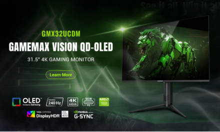 GAMEMAX Introduces VISION GMX32UCDM QD-OLED Gaming Monitor