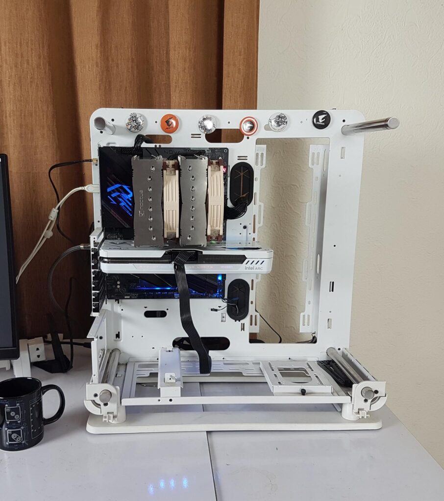 ID Cooling Frost X45 Test Setup