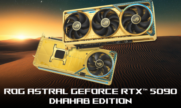 ASUS Reveals Luxury GeForce RTX 5090 ROG Astral Dhahab Edition