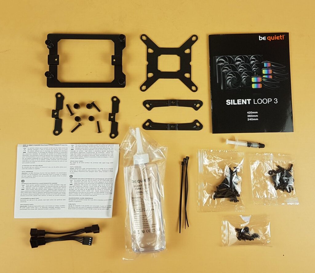 Silent Loop 3 box accessories 