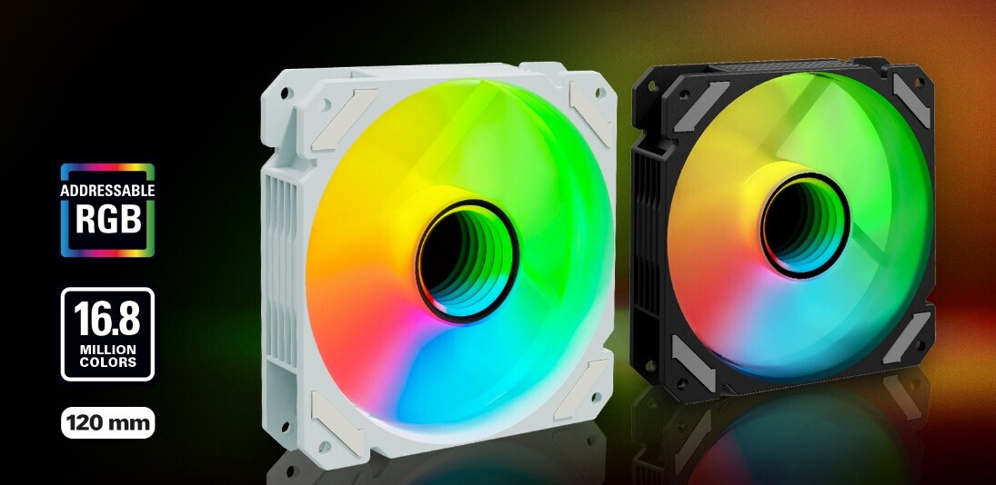 Sharkoon Releases SHARK Mirror RGB PWM Fans with Stylish Lighting and Reverse Airflow Option