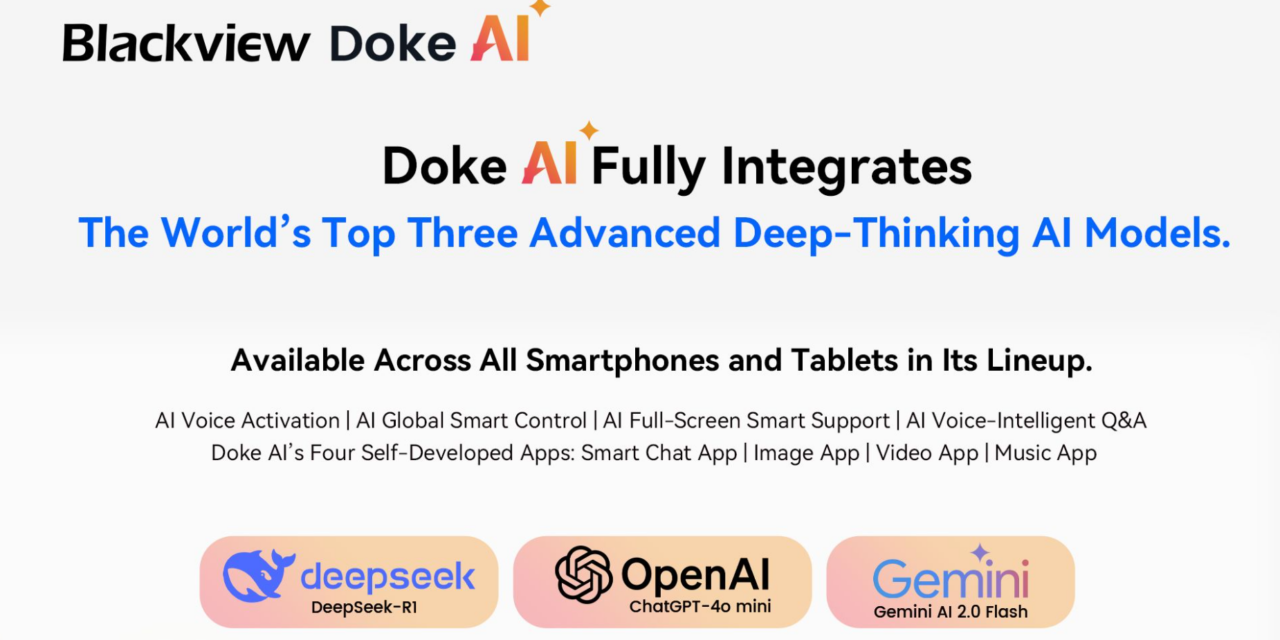 Blackview Doke AI: Unveiling the AI Power Trio (Deepseek, ChatGPT-4o Mini, Gemini 2.0)