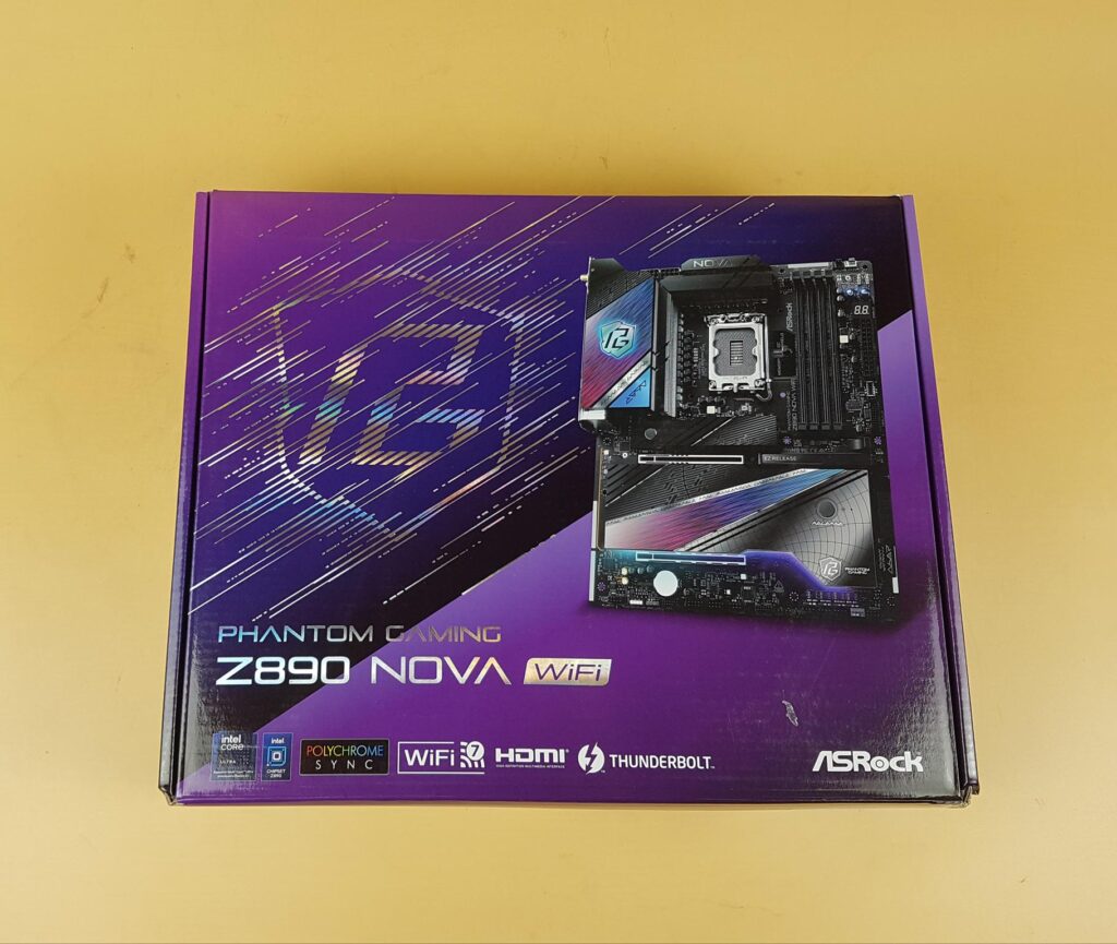 ASRock Phantom Gaming Z890 NOVA WiFi Packing Box