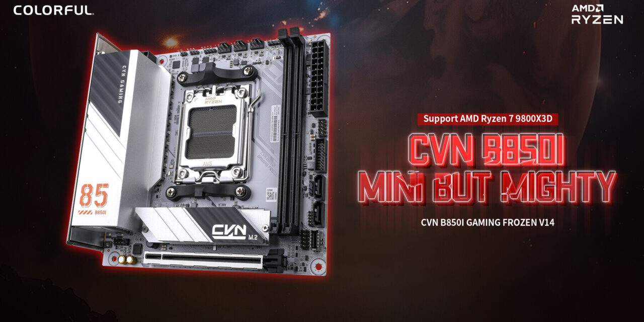 Colorful introduces CVN B850I Gaming Frozen motherboard for Ryzen 9000 series