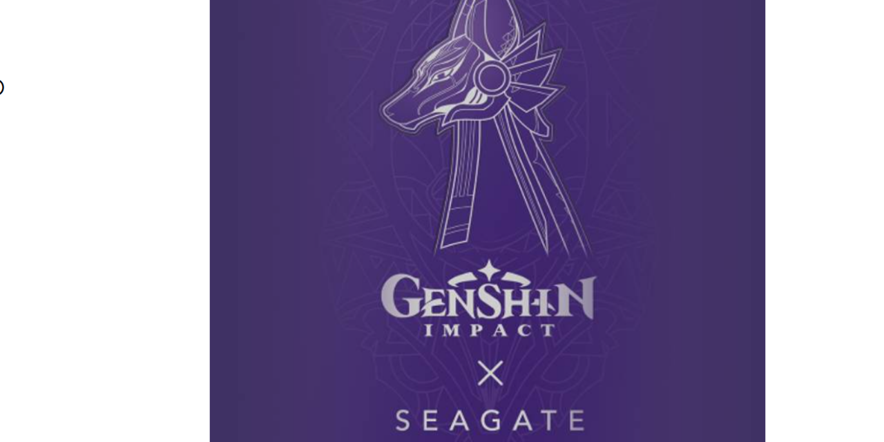 Seagate and Genshin Impact launch limited edition external SSD