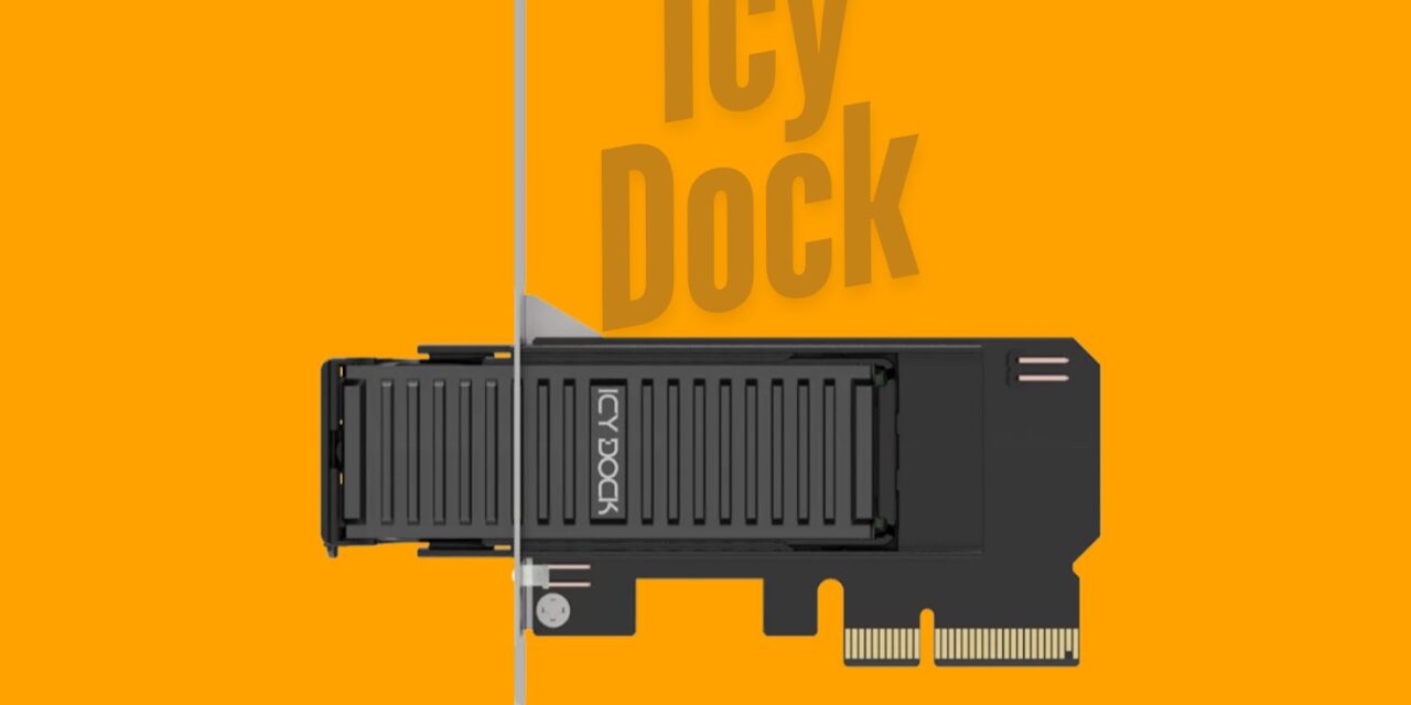 Icy Dock Introduces ExpressSlot Core MB305M4P-B: A New PCIe 4.0 Adapter for M.2 NVMe SSDs