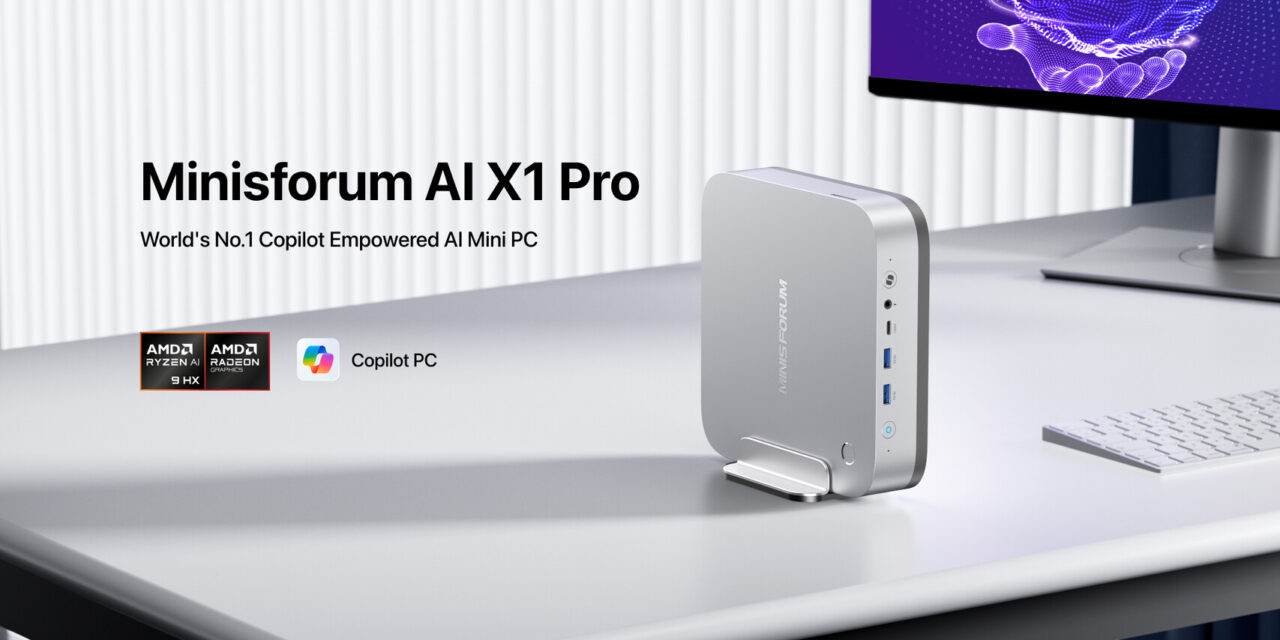 Minisforum Announces AI X1 Pro Mini PC With Ryzen AI 9 HX 370